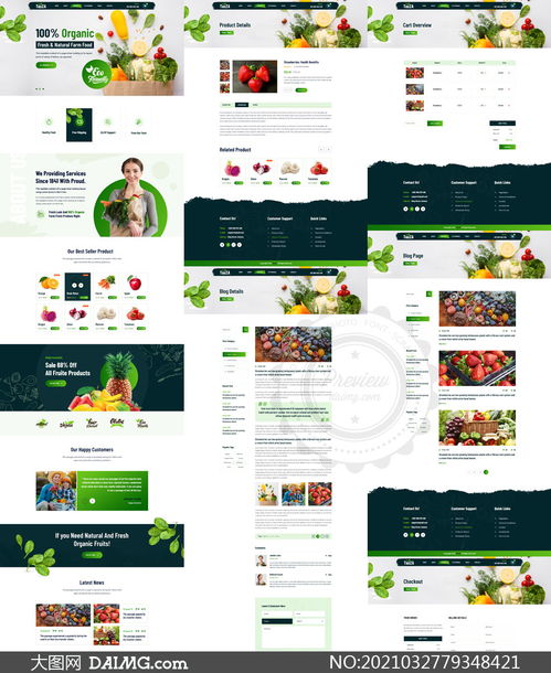 健康有機(jī)食品電商網(wǎng)站模板分層設(shè)計(jì)指南